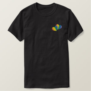 Liebe hat keine Farbe Besticktes T-Shirt