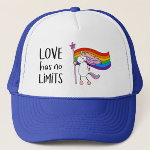 Liebe hat keine Grenzen Einhorn Truckerkappe
