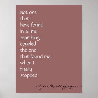 "Liebe hat mich gefunden" Poster