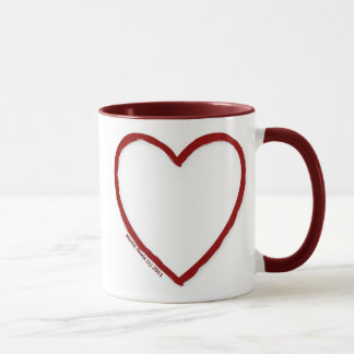 Liebe & Hate Ringer-Tasse Tasse