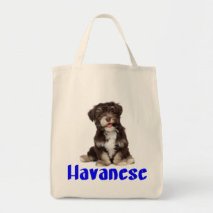Liebe Havanese Welpe Hund Tote Tasche