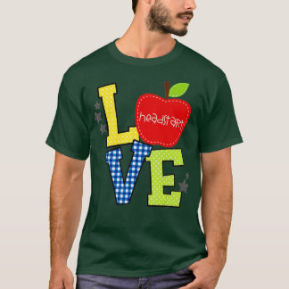 Liebe-Headstart, Zurück zur Schule, Erste-Tag-Schu T-Shirt