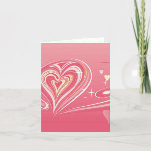 LIEBE HEARS NOTE CARD FEIERTAGSKARTE