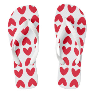 Liebe Heart Flip Flops Beach Footwear