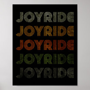 Liebe Heart Joyride T-Shirt Grunge Vintag Style Bl Poster