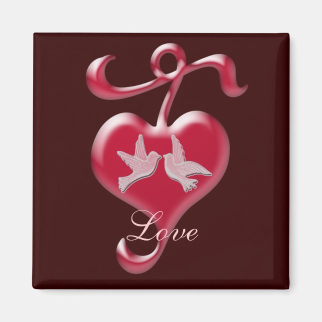 Liebe Heart Magnet (Vorne)