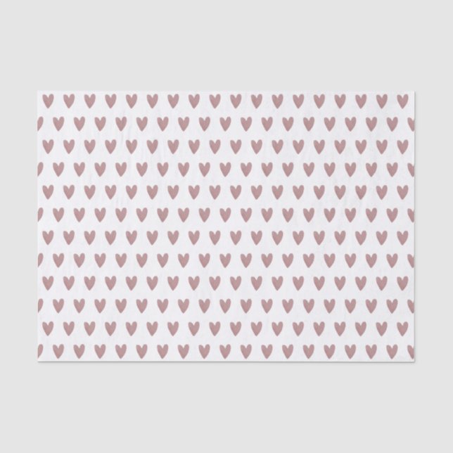 Liebe Heart Modern Seidenpapier (Vorderseite)