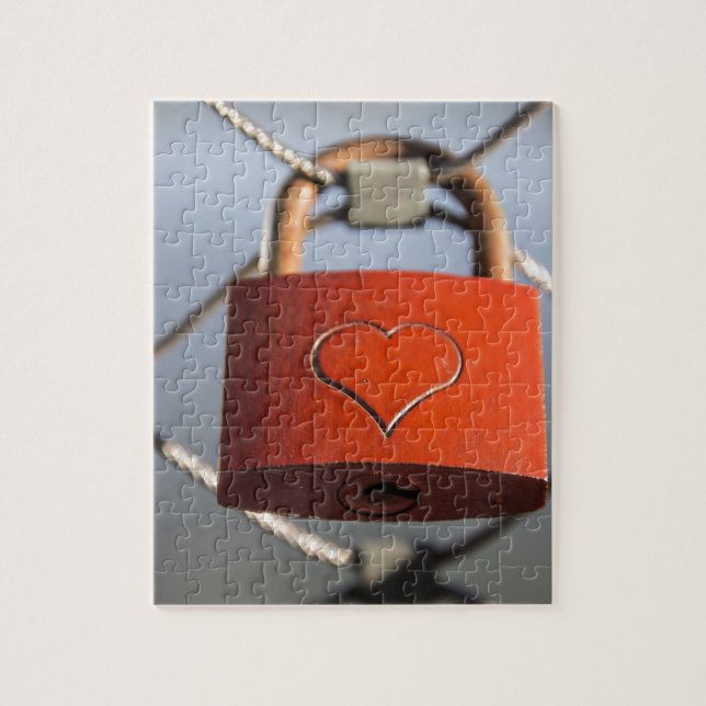 Liebe Heart Padlock (Vertikal)