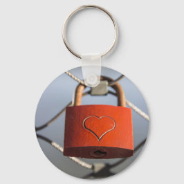 Liebe Heart Padlock Schlüsselanhänger