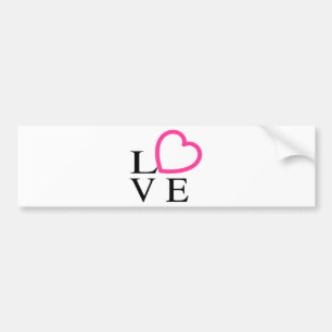 Liebe Hearts Autoaufkleber