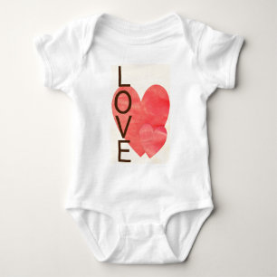 Liebe Hearts Baby Strampler