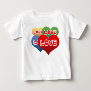 Liebe Hearts Baby T-shirt