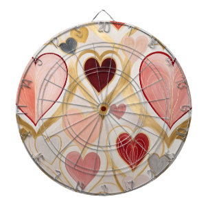 Liebe Hearts Dartscheibe