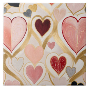 Liebe Hearts Fliese