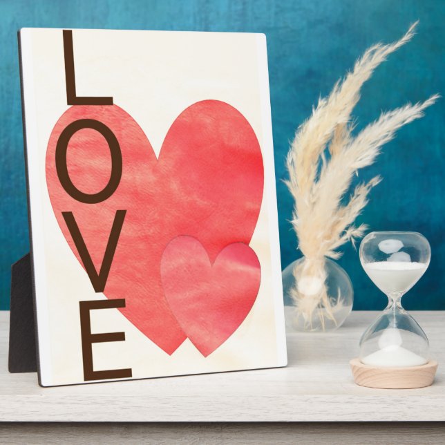 Liebe Hearts Fotoplatte (Seite)