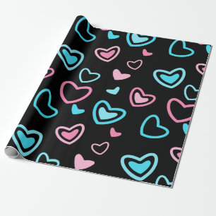 Liebe Hearts Geschenkpapier