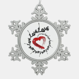 Liebe Hearts Ornament