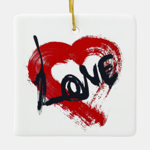 Liebe Hearts Ornament