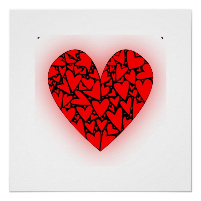 Liebe Hearts Poster (Vorderseite)