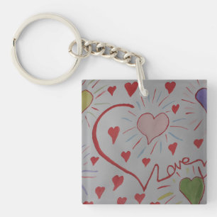 Liebe Hearts Schlüsselanhänger