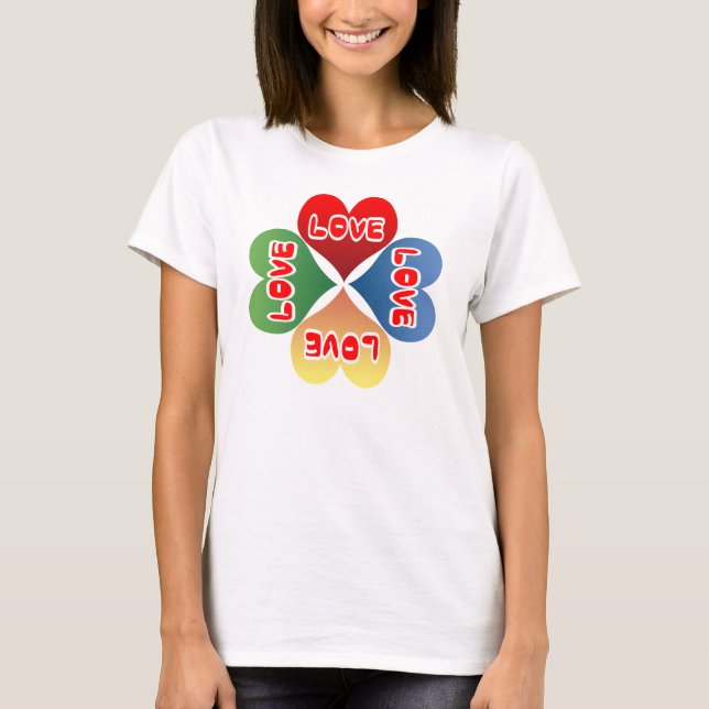 Liebe Hearts T-Shirt (Vorderseite)