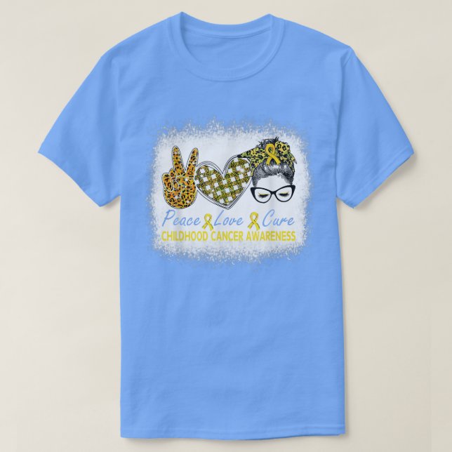 Liebe heilen Kinderkrebs T-Shirt (Design vorne)