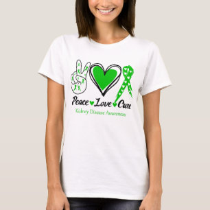 Liebe heilen Nierenerkrankung Bewusstsein T-Shirt