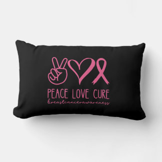 Liebe heilen rosa Ribbon Krieger Brustkrebs Lendenkissen