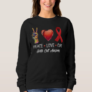 Liebe heilen Sichelzellenbewusstsein Männer Frauen Sweatshirt