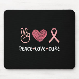 Liebe heilt Brustkrebs-Bewusstsein Frauen Mousepad