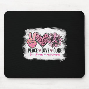 Liebe Heilung Brustkrebs Bewusstsein rosa Band Mousepad
