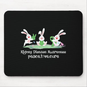 Liebe Heilung grüner Ribbon Nierenerkrankung Bewus Mousepad