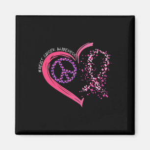 Liebe Heilung Herzhaftes Rosa Band Brustkrebsbewus Magnet