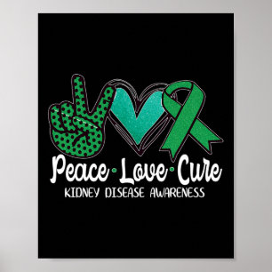 Liebe Heilung Nierenerkrankung Aufklärungsgeschenk Poster