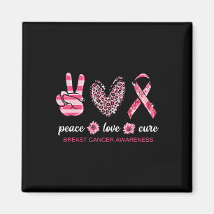 Liebe Heilung rosa Ribbon Brustkrebs Bewusstsein 2 Magnet