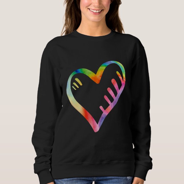 Liebe Herz 21 Sweatshirt (Vorderseite)