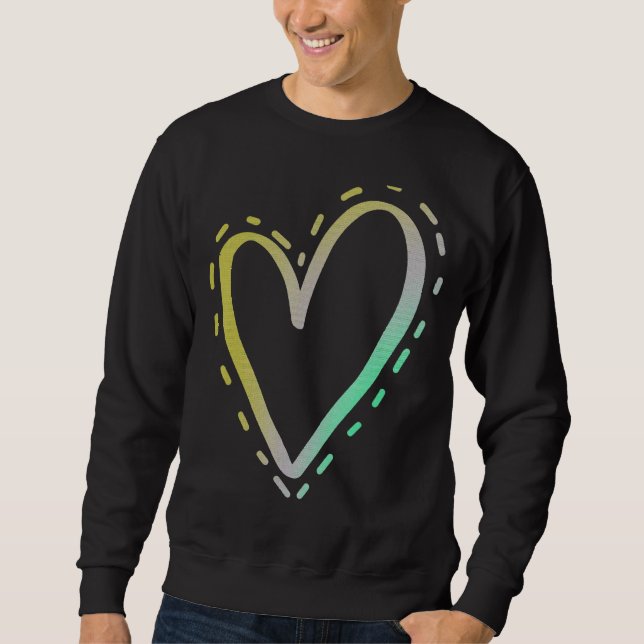 Liebe Herz 22 Sweatshirt (Vorderseite)