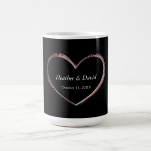 Liebe Herz Attraktive, charmante Hochzeit Kaffeetasse