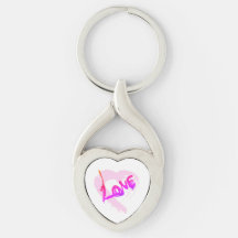Liebe Herz der Schlüsselkette "Zipper Charm"