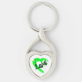Liebe Herz der Schlüsselkette "Zipper Charm" Schlüsselanhänger