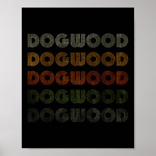 Liebe Herz Dogwood T-Shirt Grunge Vintager Stil Sc Poster