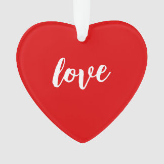 Liebe Herz Form Weihnachtsbaum Ornament