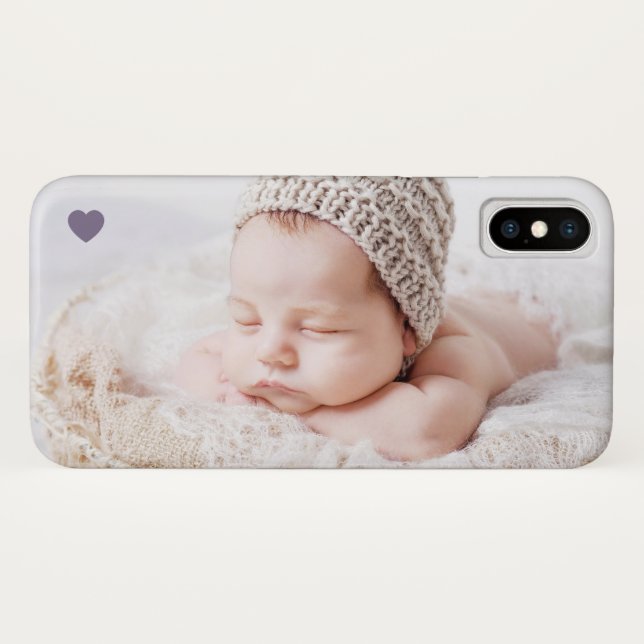 Liebe Herz Foto Case-Mate iPhone Hülle (Rückseite (Horizontal))