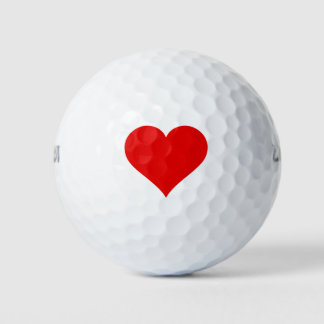 Liebe - Herz-Golf-Ball Golfball