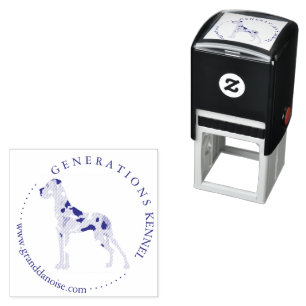 Liebe Herz Great Dane Stempel