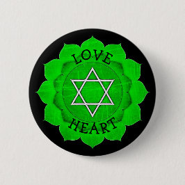 LIEBE-HERZ-GRÜN Chi Chakra Knopf Button