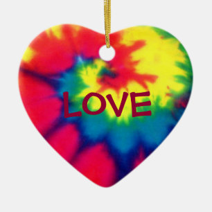Liebe-Herz Krawatten-Blick-Verzierung Keramik Ornament
