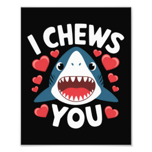 Liebe Herz Leopard Niedlich Valentinstag Fotodruck