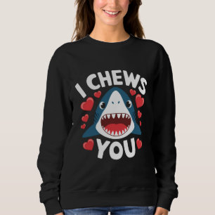 Liebe Herz Leopard Niedlich Valentinstag Sweatshirt