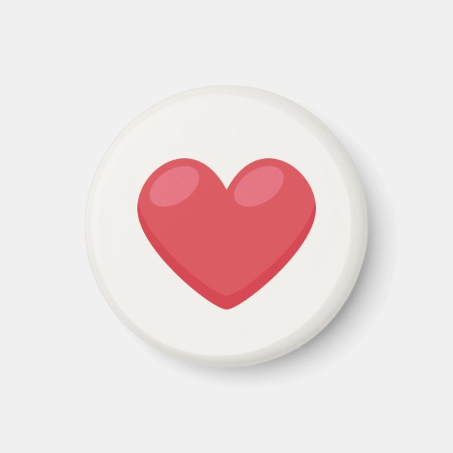 Liebe Herz.. Magnet (Vorne)